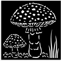 Schablone "Whispering Woods - Mushrooms" von Stamperia