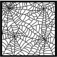 Schablone "Whispering Woods - Spider Pattern" von Stamperia