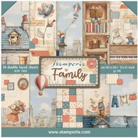 Scrapbook-Block "Family" von Stamperia