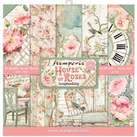 Scrapbook-Block "House of Roses" von Pink