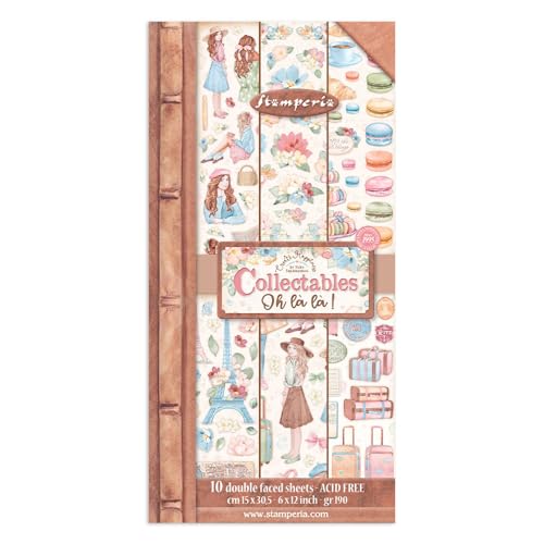 Scrapbooking Double face sheet - Create Happiness Oh lá lá window Scrapbooking Double face sheet - Create Happiness Oh lá lá window von Stamperia