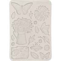 Silikonform A5 "Daisy Art", Daisy and Butterfly von Stamperia