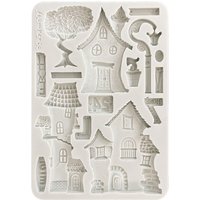 Silikonform A5 "Furry Friends - Houses" Silikonform A5 "Furry Friends - Houses" von Stamperia
