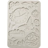 Silikonform A5 "Quiet Days - Clock" Silikonform A5 "Quiet Days - Clock" von Stamperia