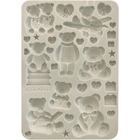 Silikonform A5 "The Owl's House - Teddy & Bears" von Stamperia