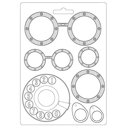 Soft Mould A5 - Lady Vagabond Lifestyle goggles Soft Mould A5 - Lady Vagabond Lifestyle goggles von Stamperia