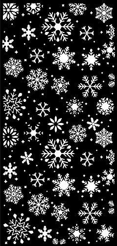 Stamperia, Christmas Mixed Media Thick Stencil Snowflakes von Stamperia