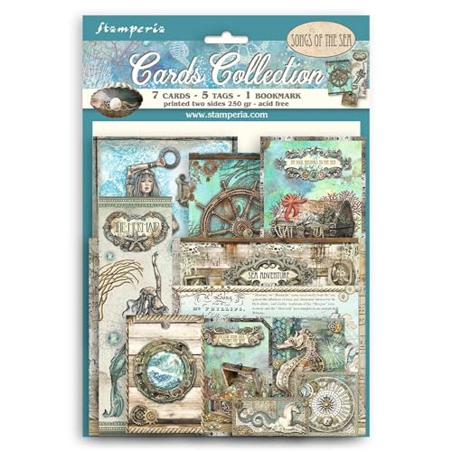 Stamperia, Songs of the Sea Cards Collection Stamperia, Songs of the Sea Cards Collection von Stamperia