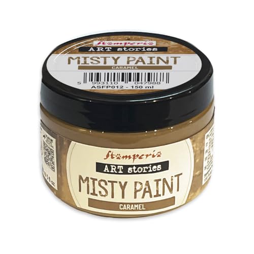 Stamperia ASFP012, Misty Paint-Caramel, 7.5cmx6cm, 2 Count von Stamperia