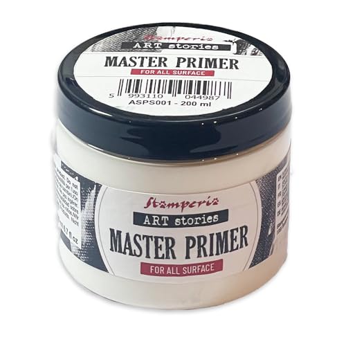 Stamperia ASPS001 Texture Paste, White, 200ml, 10 Count Stamperia ASPS001 Texture Paste, White, 200ml, 10 Count von Stamperia