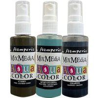 Stamperia Aquacolor "Silent Sea", 3er-Set von Stamperia