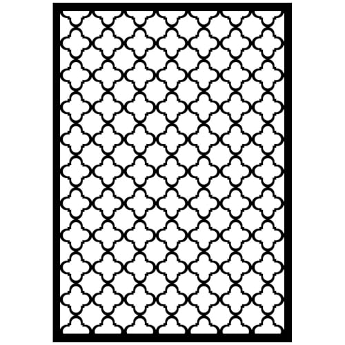 Stamperia - Big Stencils A3 for Scrapbooks, Albums, Cards, Bullet Journalling, and More, Flexible Material, Easy to Clean, Perfect for Hobbies, Crafts and Gifting (Art Stories, Bee Net) von Stamperia