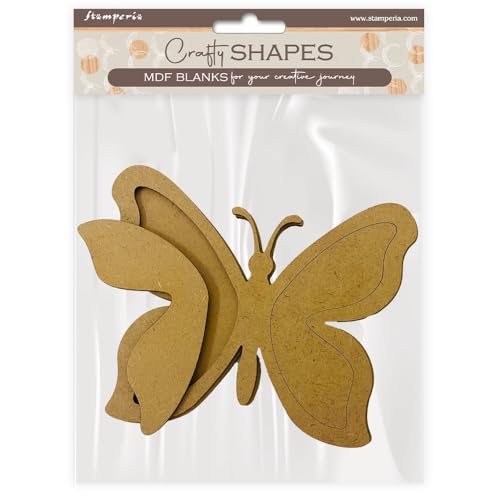 Stamperia - Crafty Shapes for Scrapbooks, Albums, Cards, Bullet Journals and More, Decorate with Papers and Paint, Perfect for Hobbies, Crafts, and Gifting (House of Roses, Capillons) von Stamperia