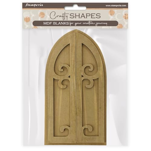Stamperia - Crafty Shapes for Scrapbooks, Albums, Cards, Bullet Journals and More, Decorate with Papers and Paint, Perfect for Hobbies, Crafts, and Gifting (Master of Magic, Window) von Stamperia