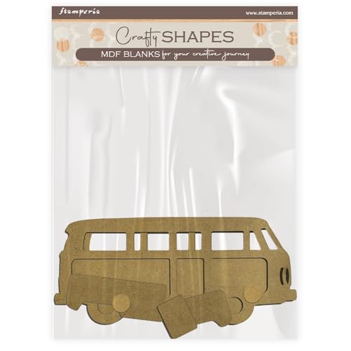 Stamperia - Crafty Shapes for Scrapbooks, Albums, Cards, Bullet Journals and More, Decorate with Papers and Paint, Perfect for Hobbies, Crafts, and Gifting (Silent Sea, Van) von Stamperia