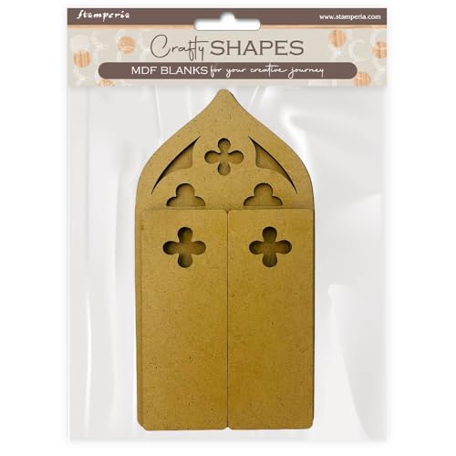 Stamperia - Crafty Shapes for Scrapbooks, Albums, Cards, Bullet Journals and More, Decorate with Papers and Paint, Perfect for Hobbies, Crafts, and Gifting (Venice, City of Art - Window) von Stamperia