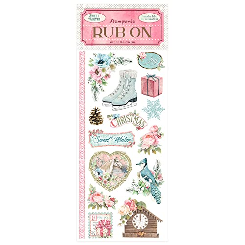 Stamperia DFLRB09 Rub-on, Multicolor, 21,6 x 21,6 x 0,1 cm Stamperia DFLRB09 Rub-on, Multicolor, 21,6 x 21,6 x 0,1 cm von Stamperia