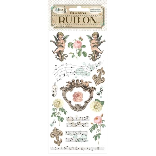 Stamperia DFLRB125 Rub-on, Assorted, One Size von Stamperia
