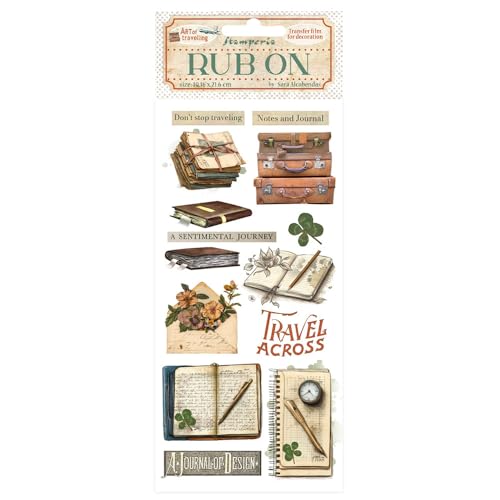 Stamperia DFLRB130 Rub-on, Assorted, 21,6 x 21,6 x 0,1 cm Stamperia DFLRB130 Rub-on, Assorted, 21,6 x 21,6 x 0,1 cm von Stamperia