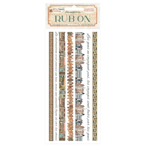 Stamperia DFLRB134 Rub-on, Assorted, 21,6 x 21,6 x 0,1 cm Stamperia DFLRB134 Rub-on, Assorted, 21,6 x 21,6 x 0,1 cm von Stamperia