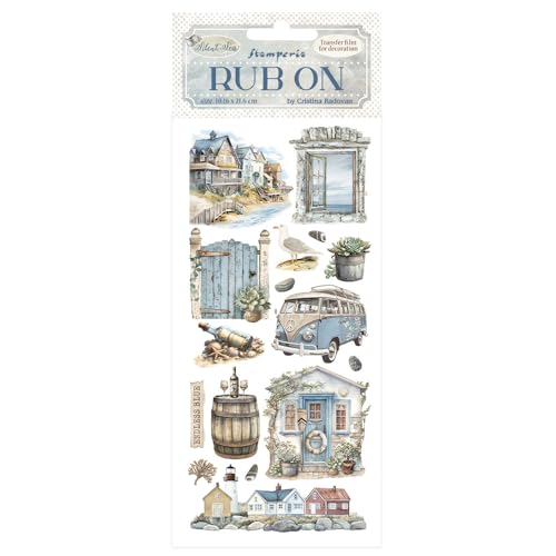 Stamperia DFLRB157 Rub-on, Assorted, 10,16 x 21,6 x 0,1 cm Stamperia DFLRB157 Rub-on, Assorted, 10,16 x 21,6 x 0,1 cm von Stamperia