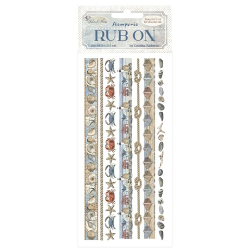 Stamperia DFLRB159 Rub-on, Assorted, 10,16 x 21,6 x 0,1 cm Stamperia DFLRB159 Rub-on, Assorted, 10,16 x 21,6 x 0,1 cm von Stamperia