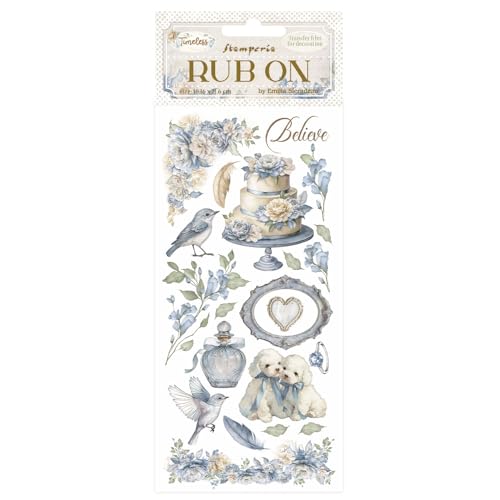 Stamperia DFLRB164 Rub-on, Assorted, 10,16 x 21,6 x 0,1 cm von Stamperia