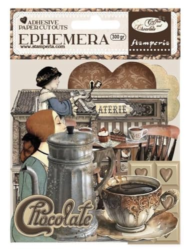Stamperia Internationale Kaffee- und Schokoladen-Ephemera von Stamperia