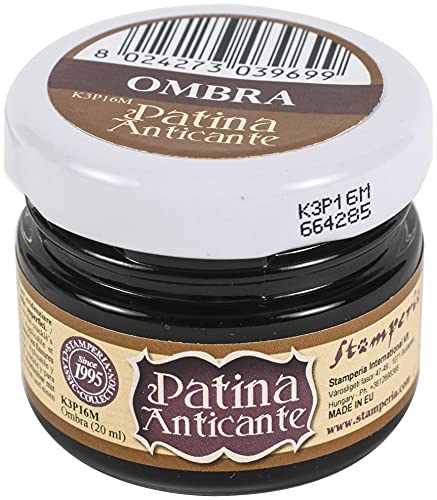 Stamperia K3P16M Hautpflege-Patina, 20 ml, Schatten, mehrfarbig, 26 ml von Stamperia