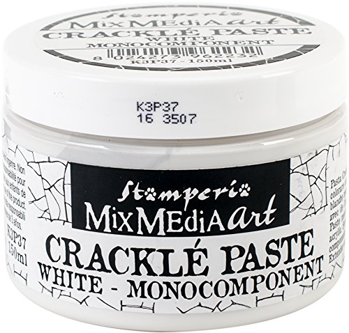 Stamperia K3P37 Crackle ml 150, Paste auf Wasserbasis, Various, 5.5X7X7, 3 von Stamperia