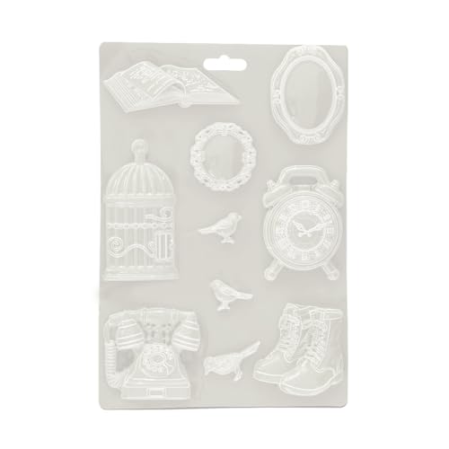 Stamperia K3PTA4581 Soft Mould A4, Assorted, 14, 8 x 21 x 1,1 cm Stamperia K3PTA4581 Soft Mould A4, Assorted, 14, 8 x 21 x 1,1 cm von Stamperia