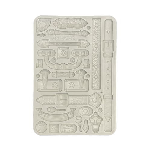 Stamperia KACMA548 Silicon Mould A5, Grey, 14,8 x 21 x 1,1 cm Stamperia KACMA548 Silicon Mould A5, Grey, 14,8 x 21 x 1,1 cm von Stamperia