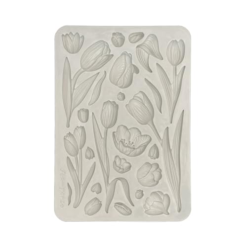 Stamperia KACMA550 Silicon Mould A5, Grey, 14,8 x 21 x 1,1 cm Stamperia KACMA550 Silicon Mould A5, Grey, 14,8 x 21 x 1,1 cm von Stamperia