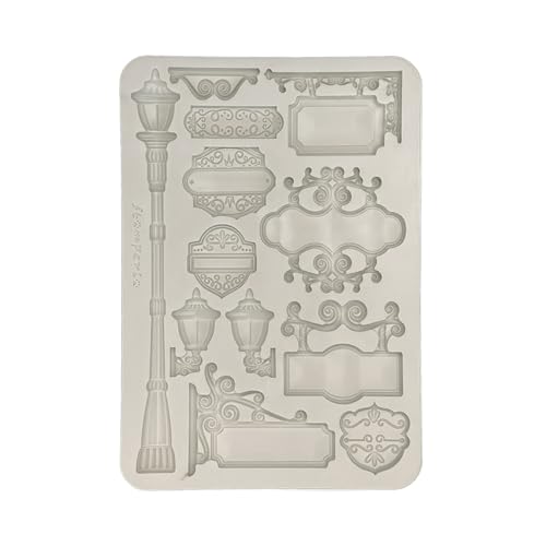 Stamperia KACMA551 Silicon Mould A5, Grey, 14,8 x 21 x 1,1 cm Stamperia KACMA551 Silicon Mould A5, Grey, 14,8 x 21 x 1,1 cm von Stamperia
