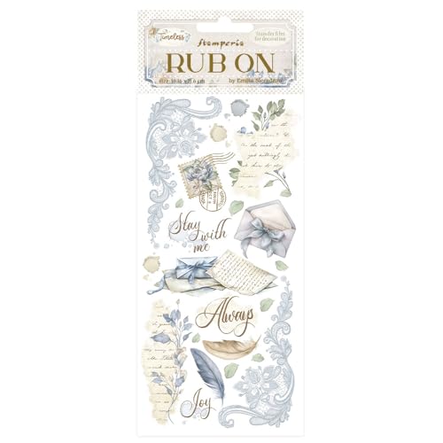 Stamperia DFLRB161 Rub-on, Assorted, 10,16 x 21,6 x 0,1 cm von Stamperia