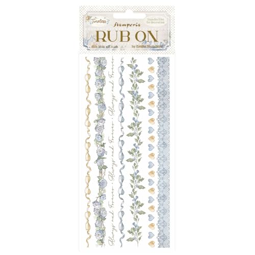 Stamperia DFLRB165 Rub-on, Assorted, 10,16 x 21,6 x 0,1 cm von Stamperia