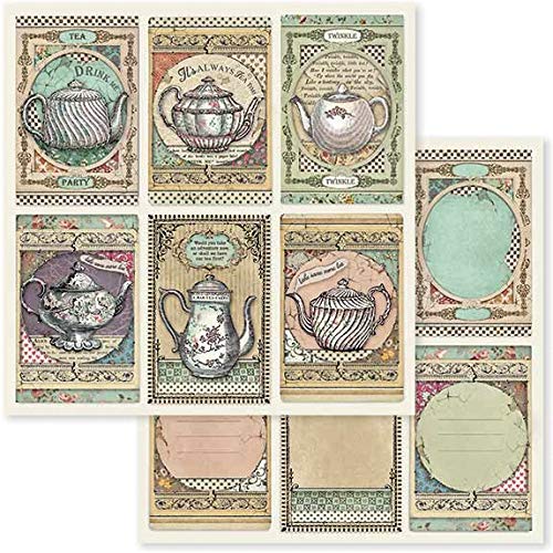 Stamperia SBB583 DS PAPR30,5 cm Teezeit, Tea Time, Einheitsgröße, 10 Piece Stamperia SBB583 DS PAPR30,5 cm Teezeit, Tea Time, Einheitsgröße, 10 Piece von Stamperia