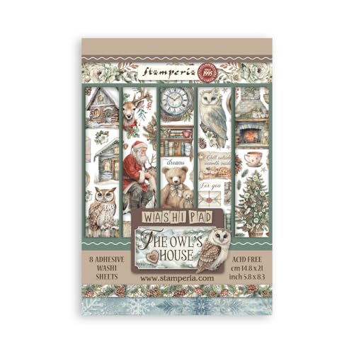 Stamperia SBW23 Scrapbook Pad, Multicolor, 10cmX21cm Stamperia SBW23 Scrapbook Pad, Multicolor, 10cmX21cm von Stamperia