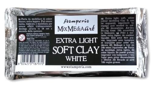 Stamperia Soft Clay, 160 g, Weiß Stamperia Soft Clay, 160 g, Weiß von Stamperia