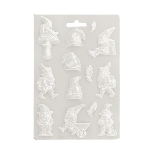 Stamperia - Soft Mould A5 for Scrapbooking, Albums, Bullet Journals and More, Suitable for Soft Clay, Ceramic Powder and More, Perfect for Hobbies, Crafts and Gifting (Hidden Grove) von Stamperia