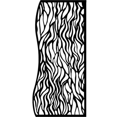 Stamperia - Thick Stencils for Scrapbooking, Albums, Card Making, Bullet Journalling and More, Waves, Flexible Material, Easy to Clean, Perfect for Hobbies, Crafts, and Gifting (Sea Land) von Stamperia