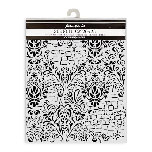 Stamperia - Thick Stencils for Scrapbooks, Albums, Cards, Bullet Journalling, and More, Flexible Material, Easy to Clean, Perfect for Hobbies, Crafts and Gifting (Master of Magic, Tapestry) von Stamperia