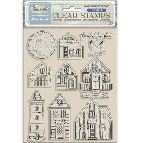 Stamperia WTK218 Acrylic Stamp, Clear, 14 x 18 x 1 cm Stamperia WTK218 Acrylic Stamp, Clear, 14 x 18 x 1 cm von Stamperia