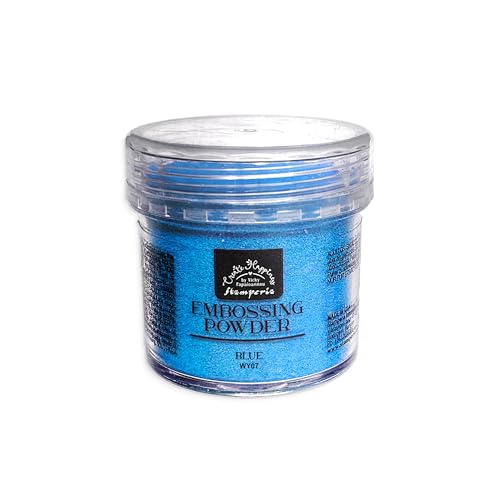 Stamperia WY07 Embossing Powder, Blue, 4 x 0,5 x 4 cm Stamperia WY07 Embossing Powder, Blue, 4 x 0,5 x 4 cm von Stamperia
