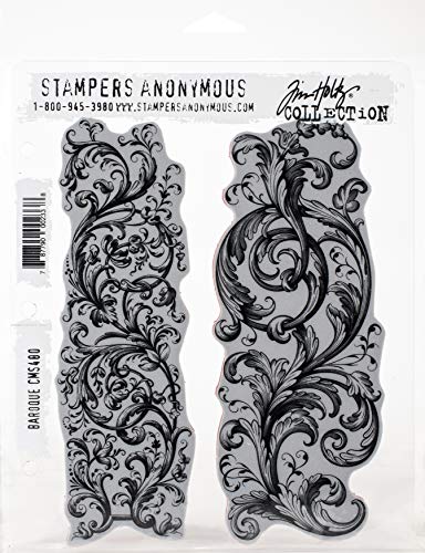 Stampers Anonymous AGW Cling RBBR Stempelset, Barock-Stil, eine Größe Stampers Anonymous AGW Cling RBBR Stempelset, Barock-Stil, eine Größe von Stampers Anonymous