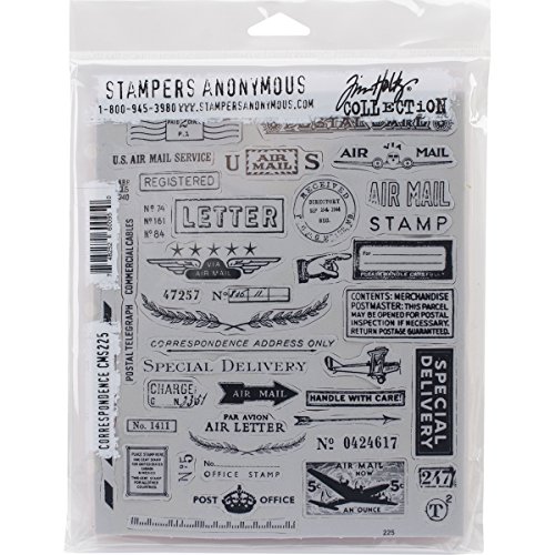 Stampers Anonymous Haftstempel Korrespondenz, Gummi, grau, 7 x 8.5 Stampers Anonymous Haftstempel Korrespondenz, Gummi, grau, 7 x 8.5 von Stampers Anonymous