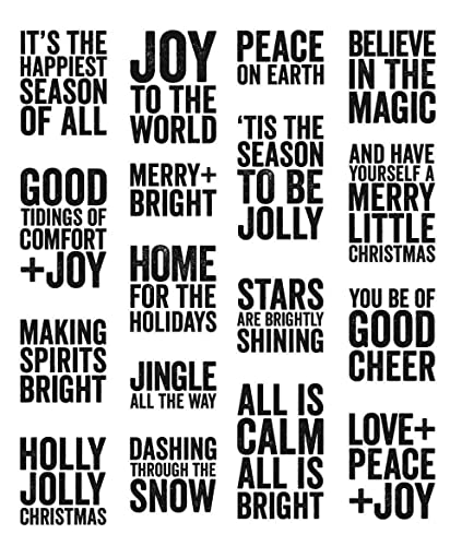 Stampers Anonymous - Tim Holtz Cling RBBR Stempelset MIN, Bold Tidings Mini Stampers Anonymous - Tim Holtz Cling RBBR Stempelset MIN, Bold Tidings Mini von Stampers Anonymous