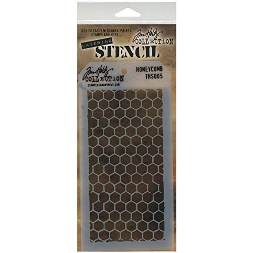 Stempel Anonymous Kunststoff Tim Holtz Layered Stencil 4.125-inch X 21,6 cm, Honeycomb Stempel Anonymous Kunststoff Tim Holtz Layered Stencil 4.125-inch X 21,6 cm, Honeycomb von Stampers Anonymous