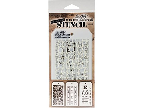 Stempel Anonymous Tim Holtz Mini Layered Stencil Set-# 16 Stempel Anonymous Tim Holtz Mini Layered Stencil Set-# 16 von Stampers Anonymous