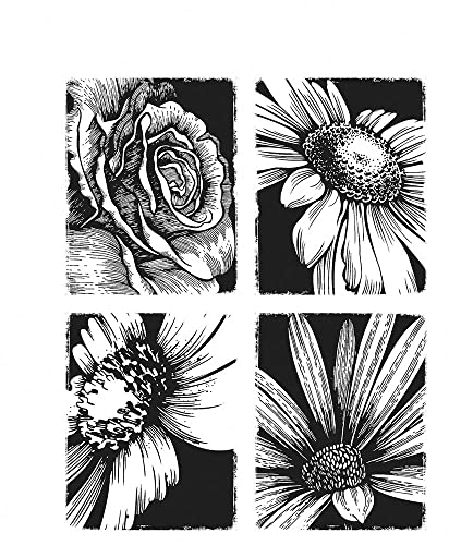 Tim Holtz Cling Stamps 7"X8.5"-Bold Botanicals CMS462 von Stampers Anonymous